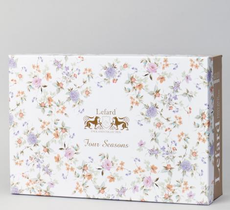 Чайный набор "ВРЕМЕНА ГОДА" 42-568 на 6 персон, 12 предметов (250 мл)