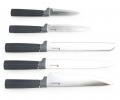 Набор кухонных ножей (5 шт.) и приборов "AGNESS" 671-214, 12 предметов