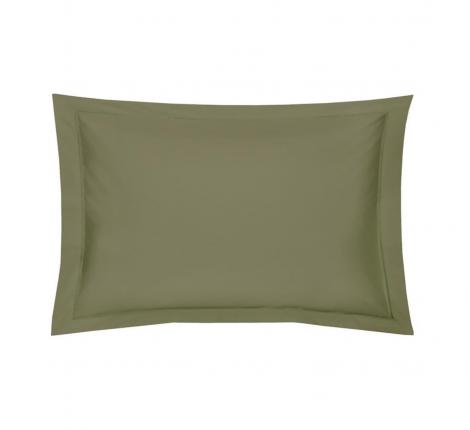 Наволочка "Blanc des Vosges" перкаль 50х70, kaki (зеленый)