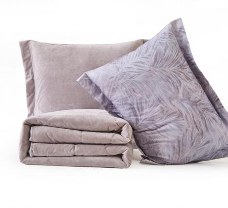 Постельное белье с одеялом "Sofi de Marko" Ренато №35 Велюр/Сатин, Евро