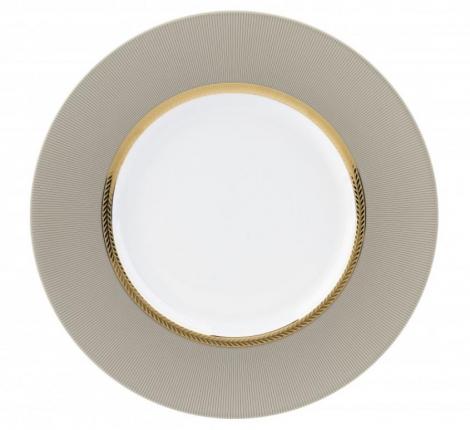 Тарелка "PHARAON" диаметр 28 см, лиможский фарфор
