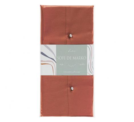Наволочка "Sofi de Marko" Premium Mako (коралл), 70х70