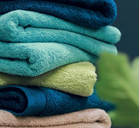 Полотенце "Blanc des Vosges" UNI CELADON (бирюзовый), 30х30-2шт.