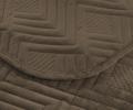 Покрывало из вареного бархата "KARTEKS" 01, 230х250 (коричневый)