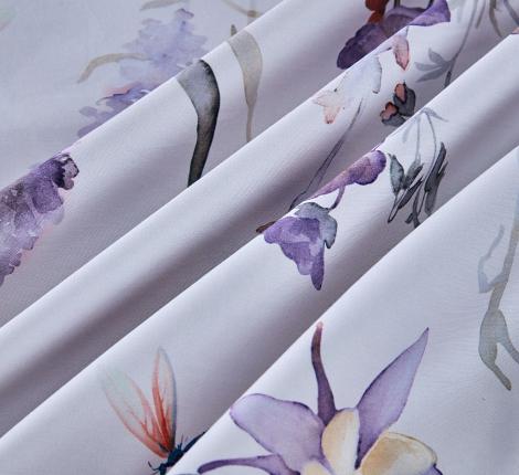 Постельное белье с одеялом "Asabella" 2370-OSPS Мако-Сатин, 1,5 спальный