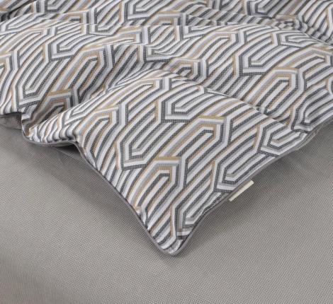 Постельное белье "Sofi de Marko" Джерардо (серый) Сатин, 1,5 спальный