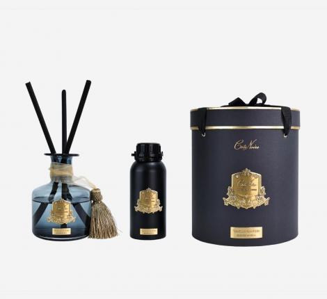 Диффузор "COTE NOIRE" CHATEAU BLONDE VANILLA золотой декор, 500 мл