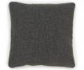 Подушка декоративная "SPLENDID" 40х40, темно-серый (кант серо-белая клетка)