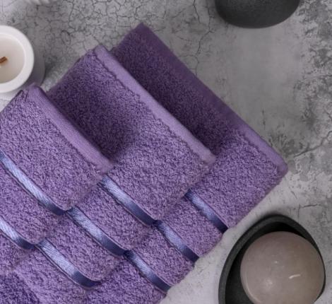 Полотенце махровое AMBIELLA "SPA" 30x50, лиловый