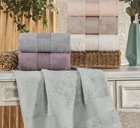 Набор бамбуковых полотенец "PHILIPPUS" 70х140 (1/6 ) MISS (EA108) FELIX