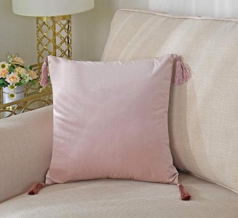 Наволочка декоративная "Sofi de Marko" Кэтрин (пудра) Велюр, 45х45 