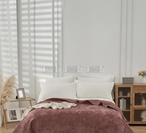 Покрывало велюровое "ROMANCE" JOY JH-01 Brick red, 220х240