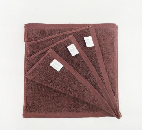 Набор махровых салфеток "Sofi de Marko" Джоди 30х30(4шт), шоколадный