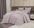 Постельное белье с одеялом "Kazanov.A." Lindor Fluffy (лаванда платина) Велюр/Egypt Cotton, Евро