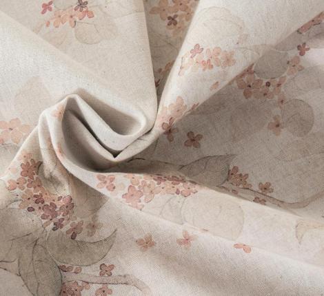 Постельное бельё с одеялом "Kazanov.A." Linen Batik (гранатовый лен) Сатин, Евро