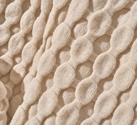 Плед c 3D эффектом Luxberry "BUBBLES" 120х170, молочный