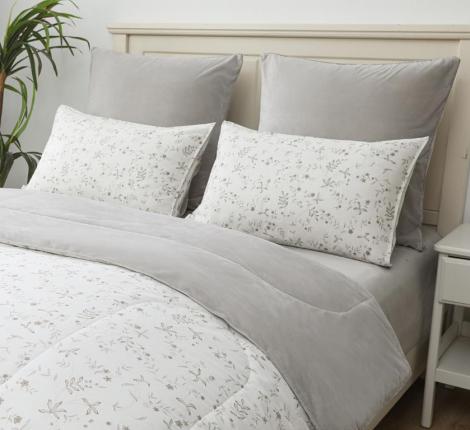 Постельное белье с одеялом "Sofi de Marko" Роберто №30 Велюр/Сатин, 1,5 спальный