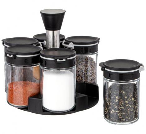 Набор ёмкостей для специй 6 шт. "AGNESS", 200 мл