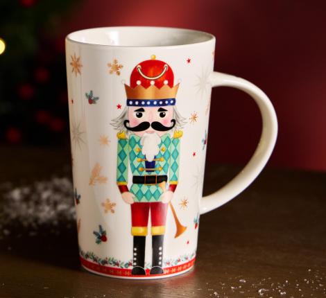 Набор подарочный "ЩЕЛКУНЧИК" 580-099, (кружка 385 мл с ёлочной игрушкой)