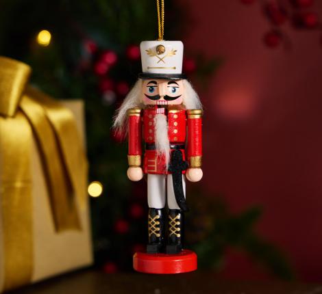 Набор подарочный "ЩЕЛКУНЧИК" 580-098, (кружка 385 мл с ёлочной игрушкой)