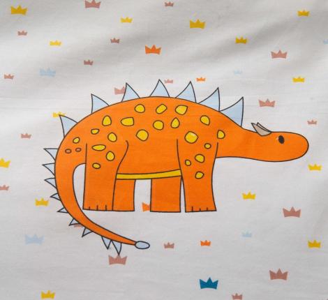 Постельное белье детское "Sofi de Marko" Дино (желтый) Сатин, 1,5 спальный