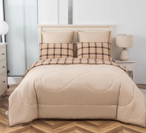 Постельное белье с одеялом "Sofi de Marko" Ришелье №40 Сатин, 1,5 спальный