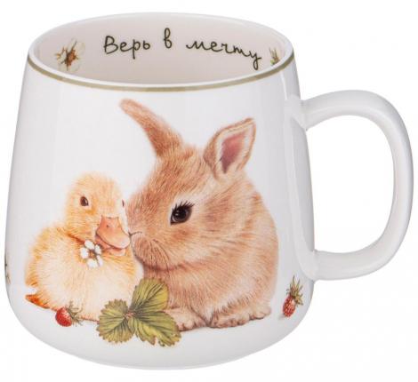 Кружка "ЛОВИ СЧАСТЬЕ" 85-1974, 400 мл