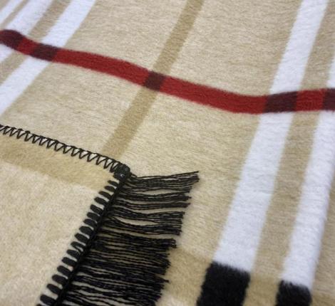 Плед хлопковый Райтекс "КЛЕТКА", 150х200