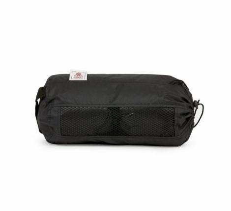 Дорожный плед пуховый "TRAVEL PLAID GRASS BLACK", 140х200