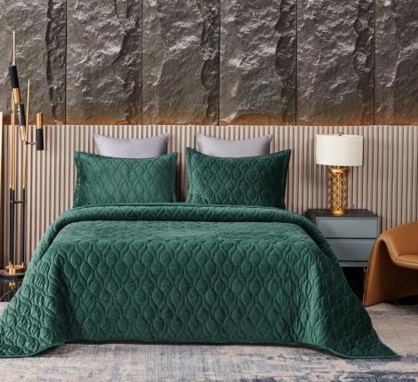 Покрывало "Sofi de Marko" Нобилис (малахит) Велюр, 240х260