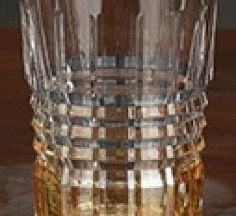 Набор высоких стаканов 6 штук "TAURUS LIGHT" хрустальное стекло, высота 12 см