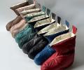 Сапожки-носочки пуховые "Comfort Socks Travel Grass" BEIGE, 40-45 р.