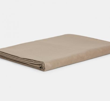 Простыня на резинке "CARAMEL BEIGE ALLURE GRASS" Мако-Сатин, 200х200х40