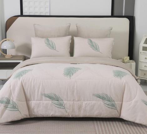 Постельное белье с одеялом "Sofi de Marko" Роберто №13 Велюр/Сатин, Семейный