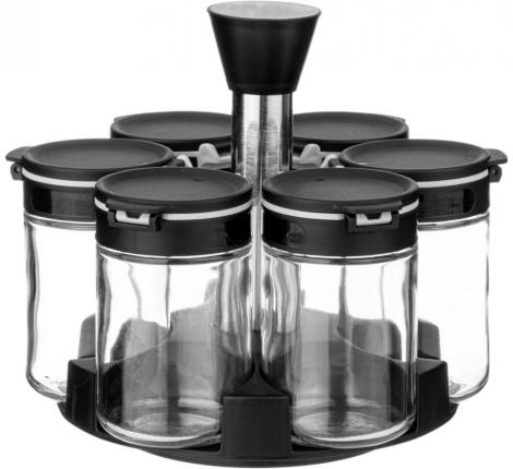 Набор ёмкостей для специй 6 шт. "AGNESS", 200 мл