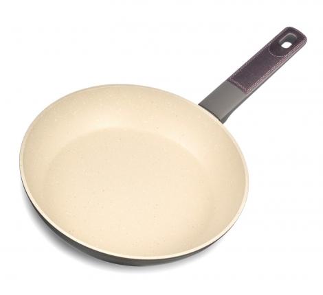 Сковорода "AGNESS" 902-101 с антипригарным покрытием PFLUON MARBLE, диаметр 24 см