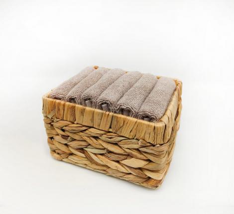 Набор махровых салфеток "Sofi de Marko" Бруна 30х30(6шт), светло-бежевый