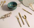 Набор столовых приборов "DESIREE" GOLD 102 на 6 персон, 24 предмета
