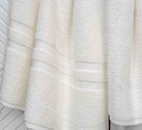 Комплект махровых полотенец "Kazanov.A." Merlin (молоко), 50х90+70х140