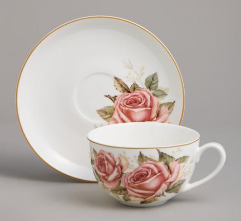 Чайная пара "КОРЕЙСКАЯ РОЗА" 590-678, 300 мл