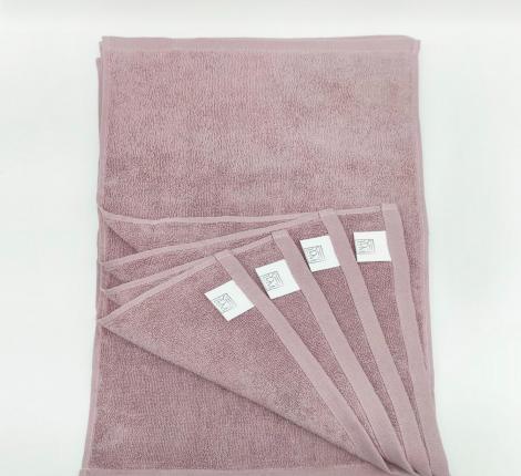 Набор махровых салфеток "Sofi de Marko" Дэйзи 30х50-5шт., пепел роза