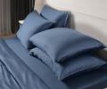 Постельное бельё Sharmes "Bamboo" 2 спальный, темно-синий