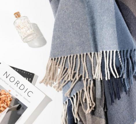 Плед PS-13 (80% шерсть 20% акрил), 140х200