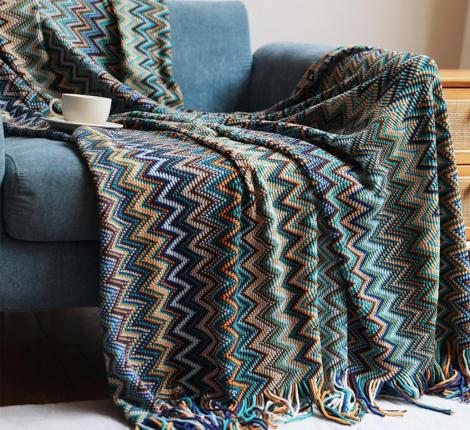 Плед вязаный PA-6, 130х200