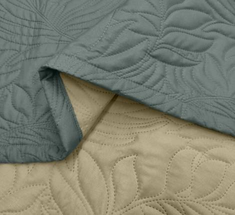 Покрывало Primavelle "ARTI" Биософт 210х230, Листья Графит