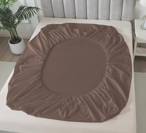 Простыня на резинке Tango SOHO (шоколадный), 160x200