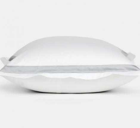 Наволочка с широкой отделкой "ALPINE ASH GREY ALLURE GRASS" Мако-Сатин, 70х70 (2шт)