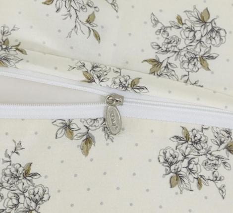 Постельное белье с одеялом "Sofi de Marko" Ришелье №58 Сатин, 1,5 спальный