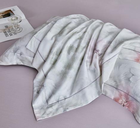 Постельное белье "Asabella" 2299-6 Фланель, Евро