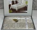 Скатерть EFOR "ARMINA"160х220, капучино